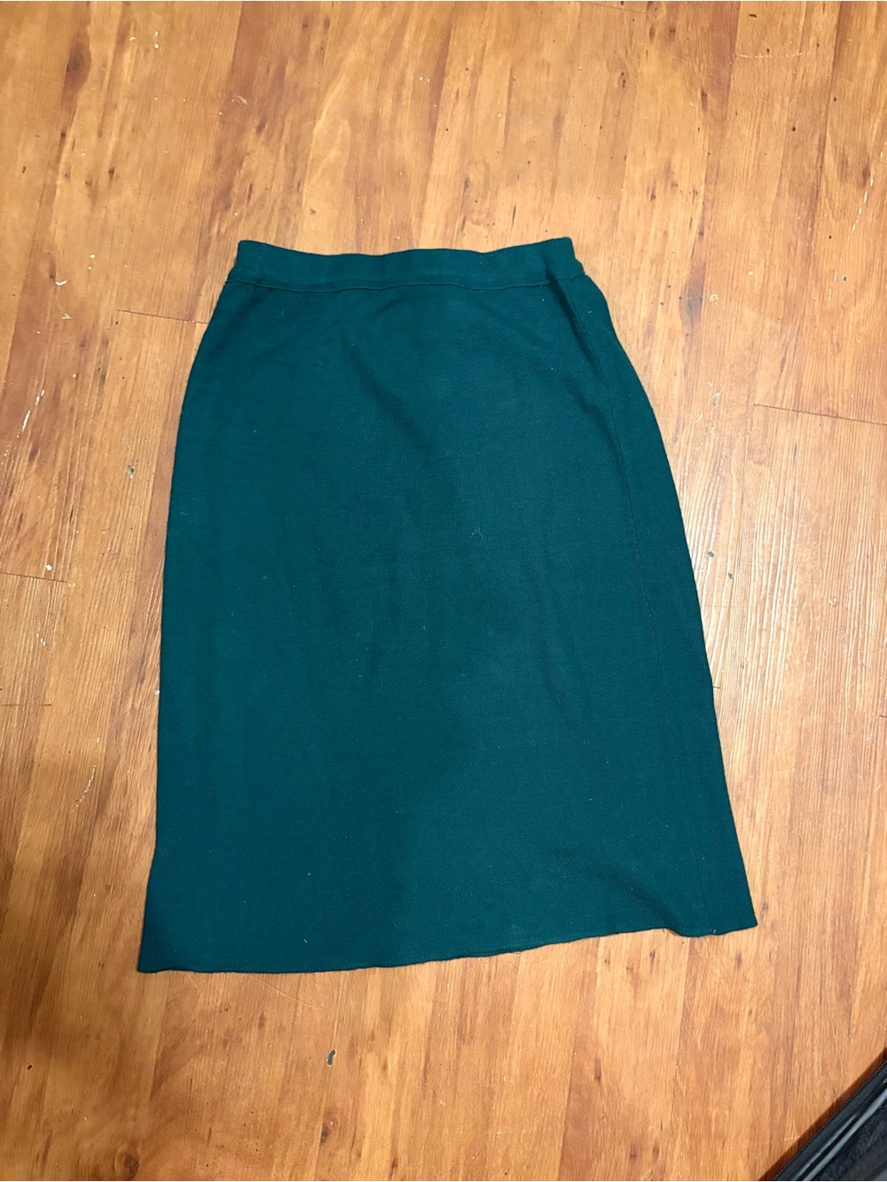 Adolfo Forest Green Pencil Skirt